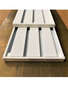 Länge 2500mm Wendevorhangschiene 3-/4-läufig weiss