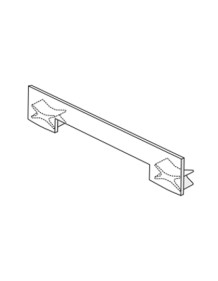 Endkappe für Vorhangschiene 2-läufig_449