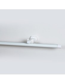 Länge bis 3200mm, Vorhangstangenset 1-läufig weiss, Ø20mm_590