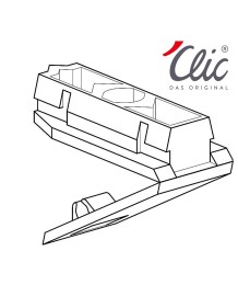 Original 'Clic STOP Feststeller HS5 von Hinnofür Midi 5 Set  4 Stk.